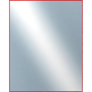 Koupelnový nábytek DANTIK - Zarámované zrcadlo - rozměr s rámem cca 80x100 cm z lišty Hliník červená | P01-098 (7001098)