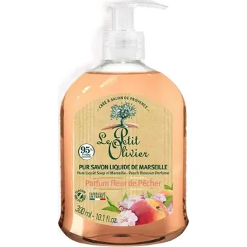 Mýdlo Le Petit Olivier Broskvový květ Tekuté mýdlo, 300 ml