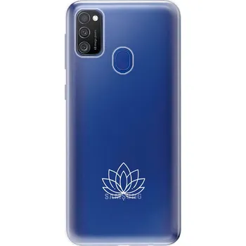 Telefonní příslušenství Odolné silikonové pouzdro iSaprio - čiré - Lotos - Samsung Galaxy M21