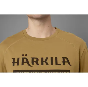HÄRKILA - LOGO triko 2-pack Antique Sand/Dark olive 4XL