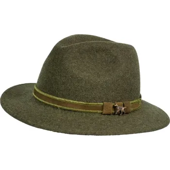 Klobouk Hubertus - klobouk pánský vlněný Jagdhund zelený 55