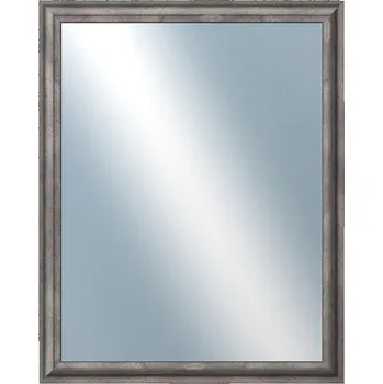 Zrcadlo DANTIK - Zarámované zrcadlo - rozměr s rámem cca 40x50 cm z lišty TRITON cín (2146)