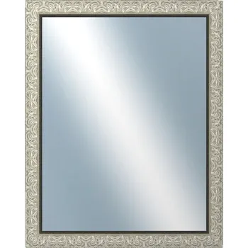 Zrcadlo DANTIK - Zarámované zrcadlo - rozměr s rámem cca 80x100 cm z lišty PRAHA stříbrná (2751)