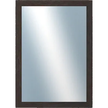 Zrcadlo DANTIK - Zarámované zrcadlo - rozměr s rámem cca 50x70 cm z lišty RETRO černá (2528)