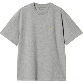 Dámské tričko TRIKO CARHARTT WIP Chase S/S WMS - šedá - L + při osobním odběru 903 Kč