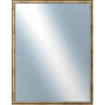 Zrcadlo DANTIK - Zarámované zrcadlo - rozměr s rámem cca 70x90 cm z lišty TRITON bílý bronz (2140)