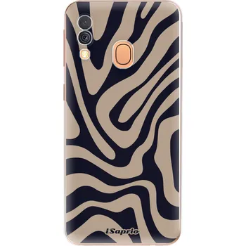 Pouzdro na mobilní telefon Odolné silikonové pouzdro iSaprio - Zebra Black - Samsung Galaxy A40