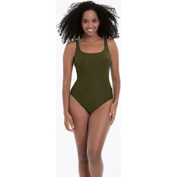 Dámské plavky Dámské jednodílné plavky M3 7738 807 olivová - Anita 75C