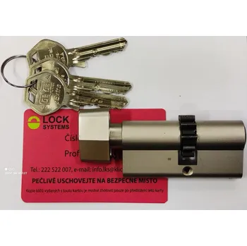 Vložka do dveří Gege pExtra | Dveře a dveřní příslušenství Cylindrické vložky Oboustranné S ozubeným kolečkem 10 zubů