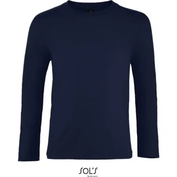 Dívčí tričko Dětské tričko SOL'S IMPERIAL s dlouhým rukávem tmavě modrá XL