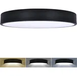 Solight LED stropní osvětlení LECCE, 3CCT, 48W, 2900lm, 40cm, 3000/4000/6000K, černá WO804-B