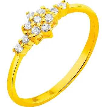 Prsten Zlatý prsten se zirkony - P-1092.02