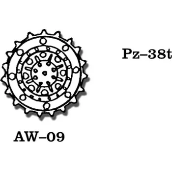 Plastikový model 1/35 AW-09 Pz – 38t - Friul Model