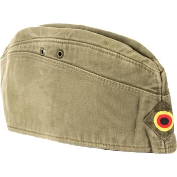 Čepice Bundeswehr Lodička BW moleskin s odznakem ZELENÁ ZELENÁ - OLIV 58