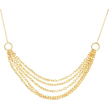 Náhrdelník Zlatý náhrdelník, anker - AP529-6981