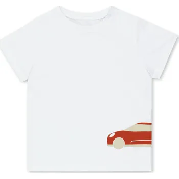 Chlapecké tričko Dětské triko MINI Car - white Velikost: 98