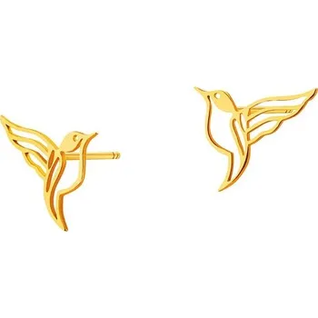 Náušnice Zlaté náušnice - ptáci - K-859.02