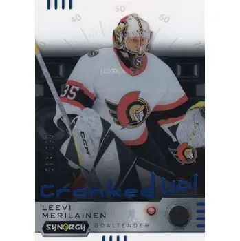 Karetní hra insert RC karta LEEVI MERILAINEN 23-24 Synergy Cranked Up Blue /399