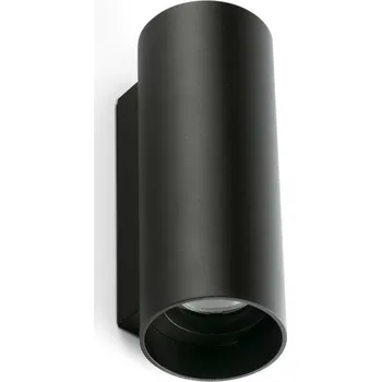 Nástěnné svítidlo FARO KOV 2L nástěnné svítidlo kulaté, černá 3000K 23°/23°