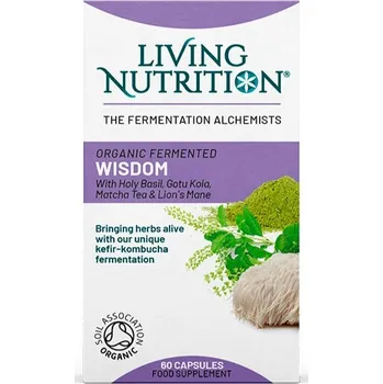 Living Nutrition | Fermentovaná směs bylin a hub - Wisdom - 60 kapslí 'moudrost', vnitřní vyrovnanost, pohoda - 60 kapslí