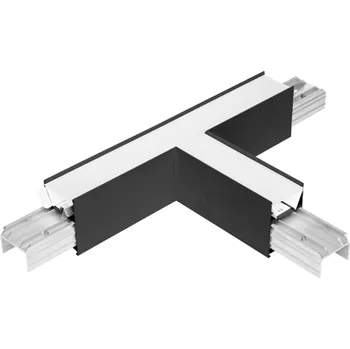 Nástěnné svítidlo Ecolite LED spoj T linear 12W, 1320lm, 4000K,černá LN5070-SPOJ/T-12W/CR