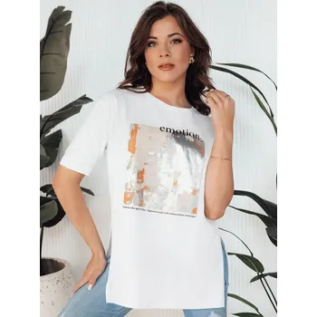 Dámské tričko Dámské triko DSTREET EMLOT BÍLÁ M/L