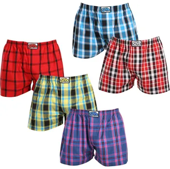 Trenýrky 5PACK pánské trenky Styx klasická guma vícebarevné (5A103135) S Možnost vrácení zboží ZDARMA do 120 dnů!