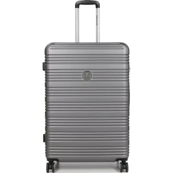 Velký cestovní kufr na kolečkách s expandérem 100 l Worldline 805 šedá