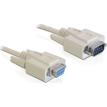 Kabel do PC Delock sériový kable RS-232, Sub-D9 samec/samice 5 m