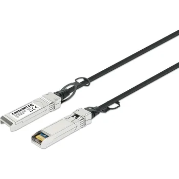 Síťový kabel Intellinet 508445 InfiniBand a optický kabel 3 m SFP+ Černá, Stříbrná
