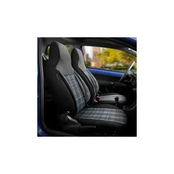 Potah sedadla UNI potahy sedadel design Sports CityBug materiál: tkanina, barva černá/šedá/modrá - 9-ti dílná sada (vhodné i pro sedadla s bočními airbagy)