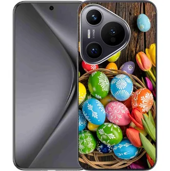 Velikonoční dekorace Gelový kryt mmCase na Huawei Pura 70 - velikonoční vajíčka