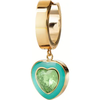 Náušnice Liu Jo Romantická single náušnice Srdce s krystalem Fashion LJ2225 + 2 měsíce na vrácení zboží