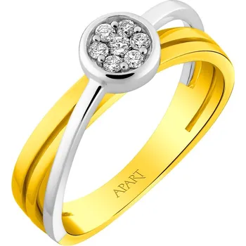 Prsten Zlatý prsten s diamanty - 0,10 ct - ryzost 585 - 213.113