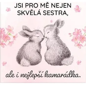 Dekorativní magnet ALBI Magnetka - Sestra