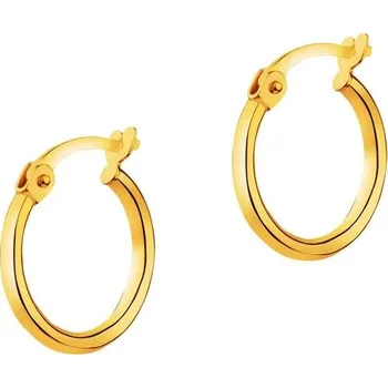 Náušnice Zlaté náušnice - kroužky, 12 mm - AP531-3836