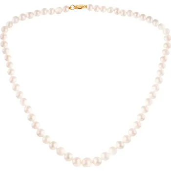 Náhrdelník Náhrdelník s prvky ze žlutého zlata - perly - AP535-0374