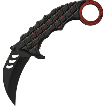 Bojový nůž Smith & Wesson® - MLR Zavírací nůž - karambit - RED SHRUB
