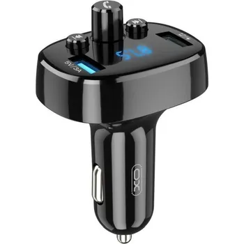 Příslušenství pro autorádio Bluetooth FM transmiter XO BCC02 s nabíječkou 15W černý