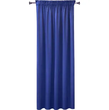 Závěs Jednobarevný hotový závěs Bella tm. modrá 150x160