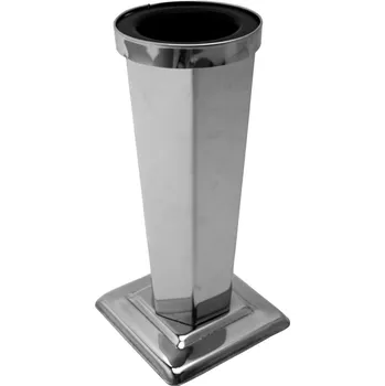 Váza Váza Standard, leštěný nerez, 11 x 11 x 21 cm