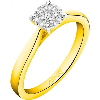 Prsten Zlatý prsten s brilianty - 0,09 ct - ryzost 585 - 151.320