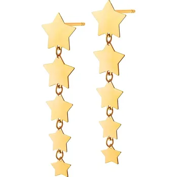 Náušnice Zlaté náušnice - hvězdy - AP536-6495