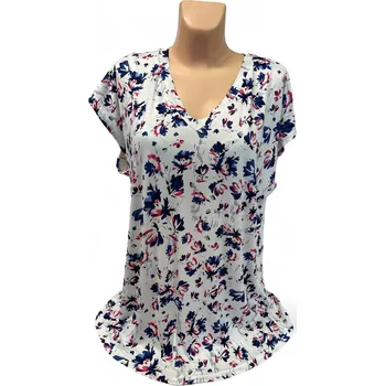 Dámská tunika Elegantní top se spadlým rukám HERTA, Barva Jako na obrázku, Velikost XL48, Materiál 96% Viskoza 4% Lycra