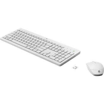 HP 230 Wireless Mouse and Keyboard Combo (White) WW - bezdrátová klávesnice a myš