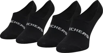 Dámské ponožky Černé nízké ponožky Skechers - 2 páry 2PPK Mesh Ventilation Footies Socks SK44008-9999 Velikost: 46