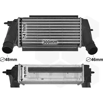 Chladič motoru Chladič turba VAN WEZEL 18014702