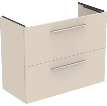 Koupelnový nábytek Ideal Standard i.Life S - Skříňka pod umyvadlo, 80x38x63 cm, 2 zásuvky, matná písková T5295NF