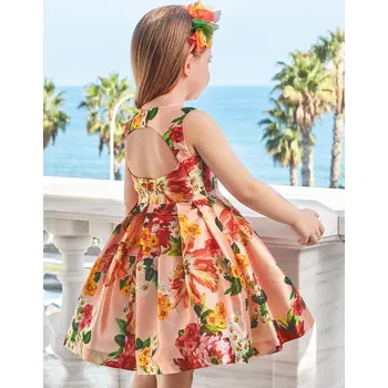 Dívčí šaty Dívčí šaty Abel&Lula květy (5027)