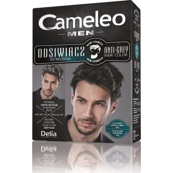 Barva na vlasy Cameleo, Pánská barva na vlasy Anti-Grey Desiccant 01 Black